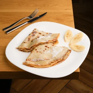 Clătite cu banane şi ciocolată