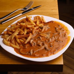 Cartofi prăjiţi cu ciuperci – 170g/220g